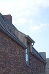 klassieke moderne notariswoning detail gevel waddinxveen