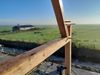 gezaagde houten constructie