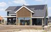 eigentijdse houten woning