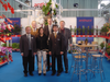 Nic van der Knaap, Marco Knijnenburg, Cees-Jan van der Leek  Tommaso Graziuso, Nunzia Graziuso, Nicola Lo Muzio op de beurs in Ercolano